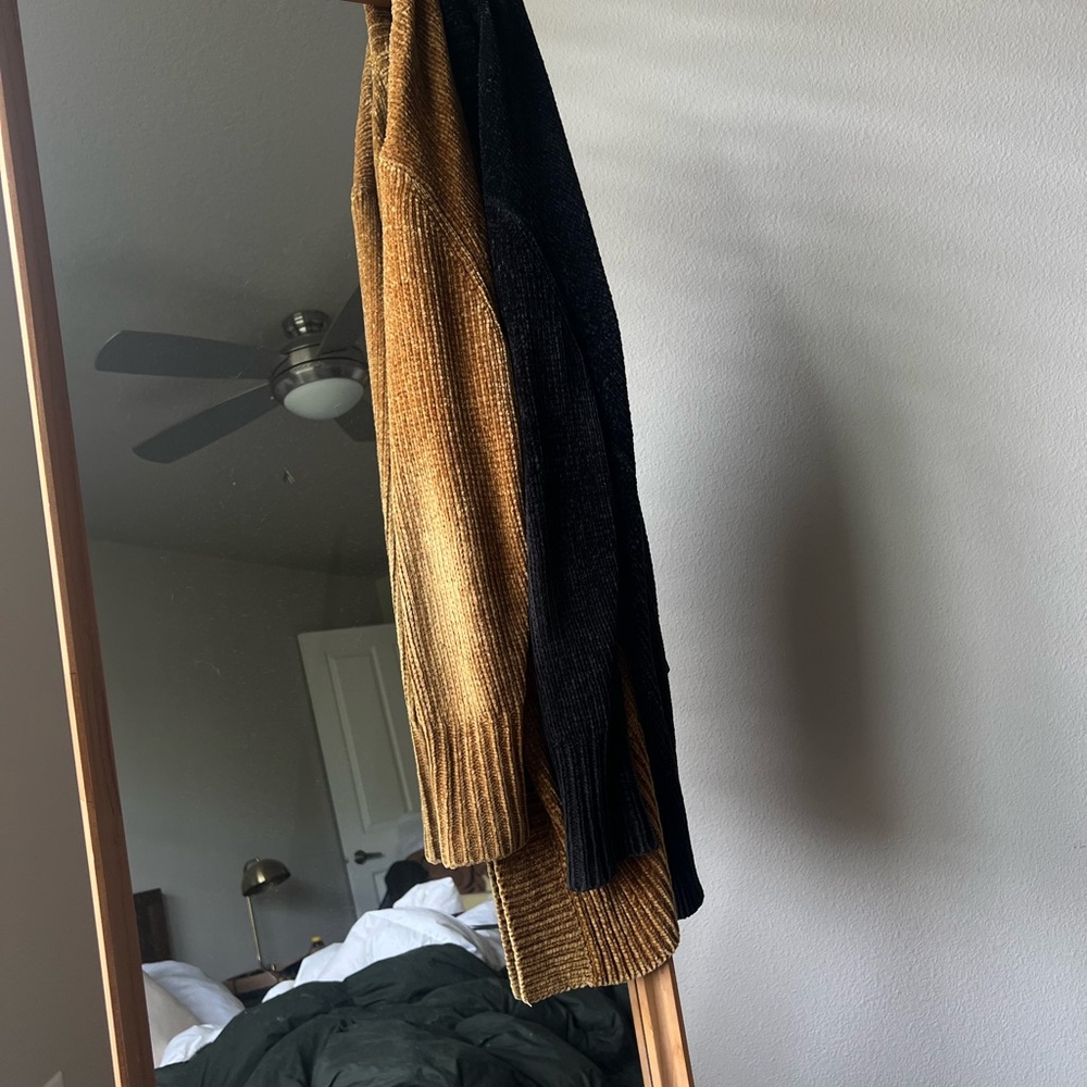 Black and Gold Cardigan Jacket